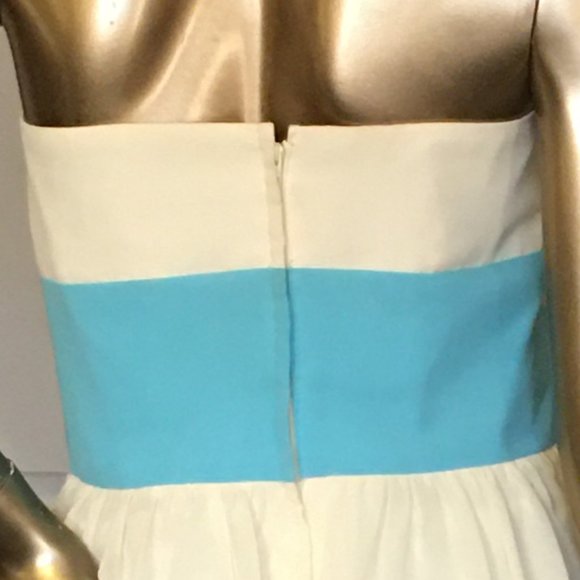 ALFRED ANGELO "Modern Fit" Butter Yellow strapless dress - Picture 7 of 10